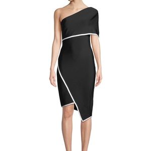 Emily One-Shoulder Asymmetric Bandage Dress